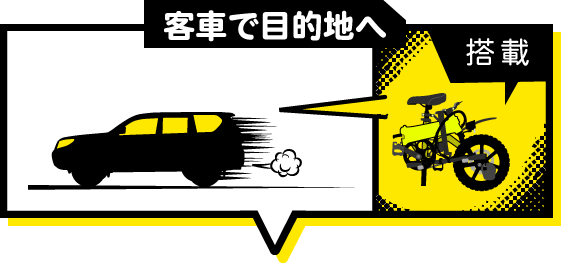 客車で目的地へ